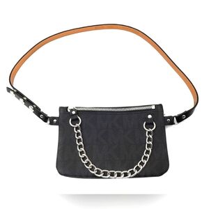Michael Kors Monogram Fanny Pack with Chain